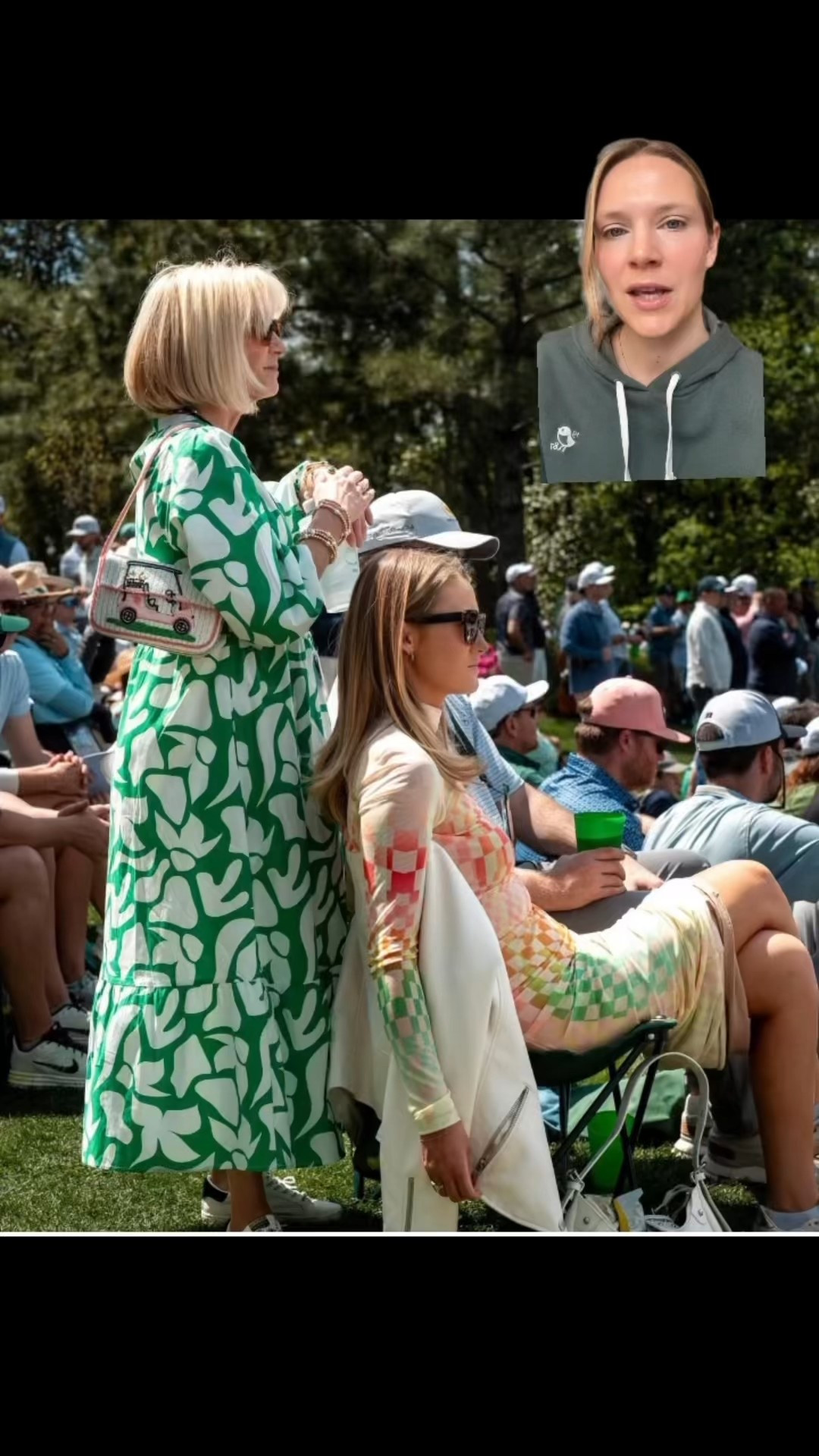 Masters 2025 Patron Fashion. Why bother getting into golf? For the fits- obvi. I can’t be the only one who wanted to know where this checkered dress was from… right?!