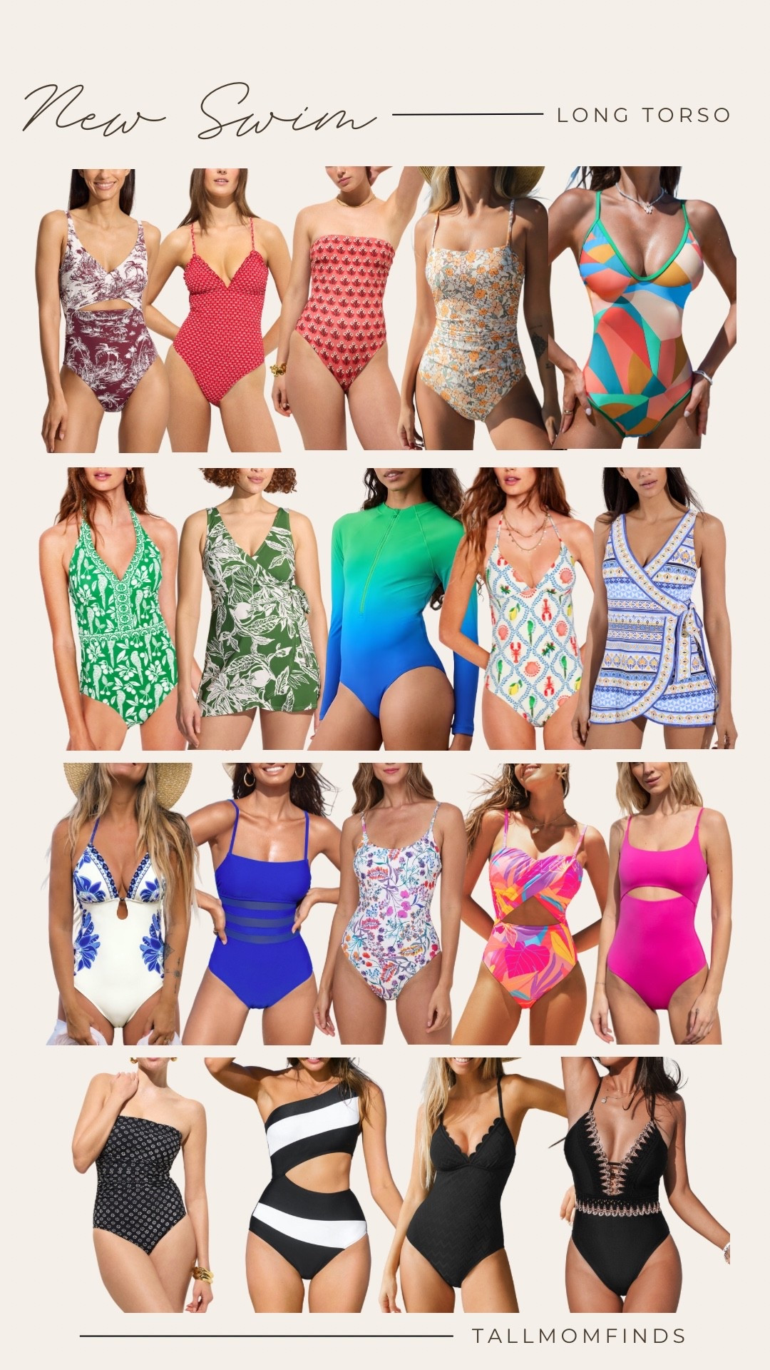 So many new fun colorful and most importantly long torso swim finds!

Tall fashion, tall swim, swimwear#LTKSummerEdit

#LTKFindsUnder100 #LTKSwim