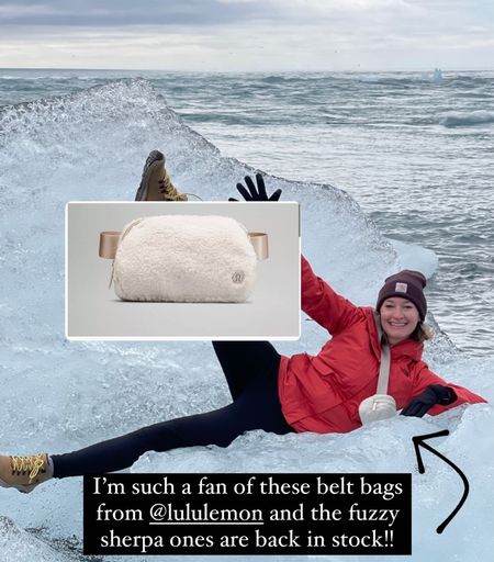 The lululemon sherpa fleece bags are back!! These are fantastic bags for travel and I have quite a few different varieties of the everywhere bag but the fuzzy ones are so much fun for winter. Just grabbed one in black to add to my collection. Go order one quick, these always sell out.

#LTKunder50 #LTKitbag #LTKtravel