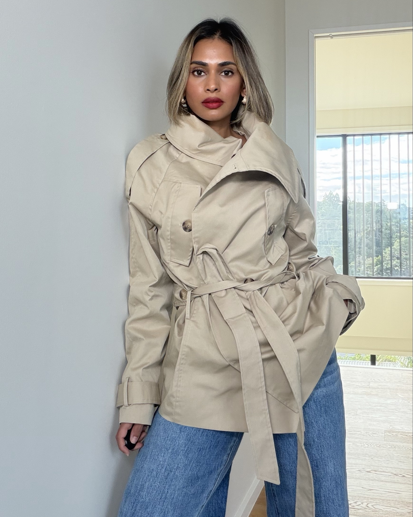 This is a trench coat you need! The funnel neck is everything. I’m wearing XS and it is a baggy fit 

#LTKautumn #LTKstyletip #LTKmodest