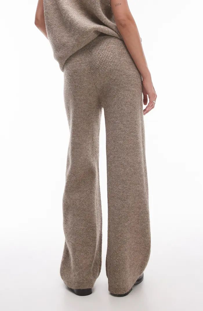 Topshop Thermal Stitch Sweater Pants | Nordstrom | Nordstrom