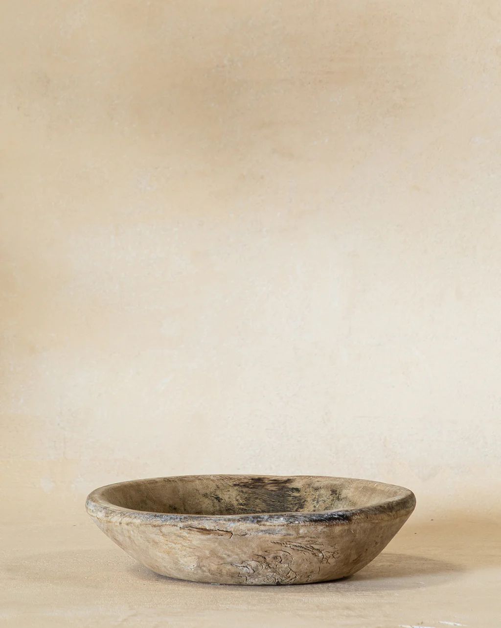 Vintage Distressed Wooden Bowl | McGee & Co.