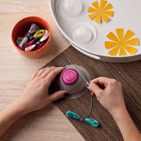 Craft Crush Thread Bowls - - Fat Brain Toys | Fat Brain Toys