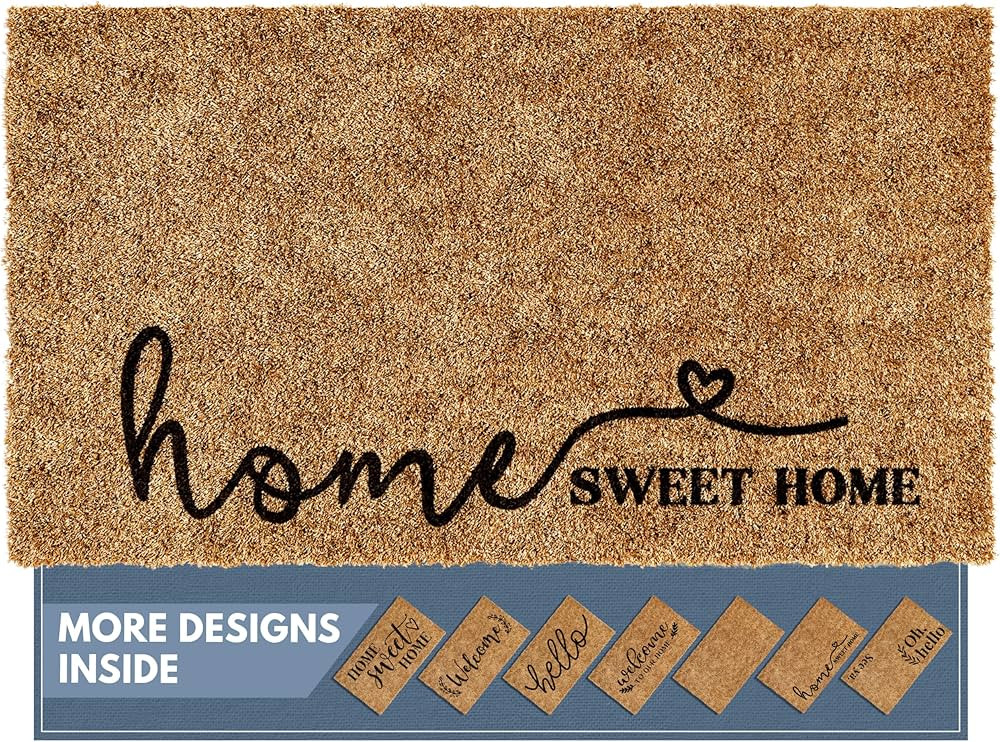 Barnyard Designs Doormat Welcome Mat for Outdoors, Large Front Door Entrance Mat, 30x17, Brown (H... | Amazon (US)