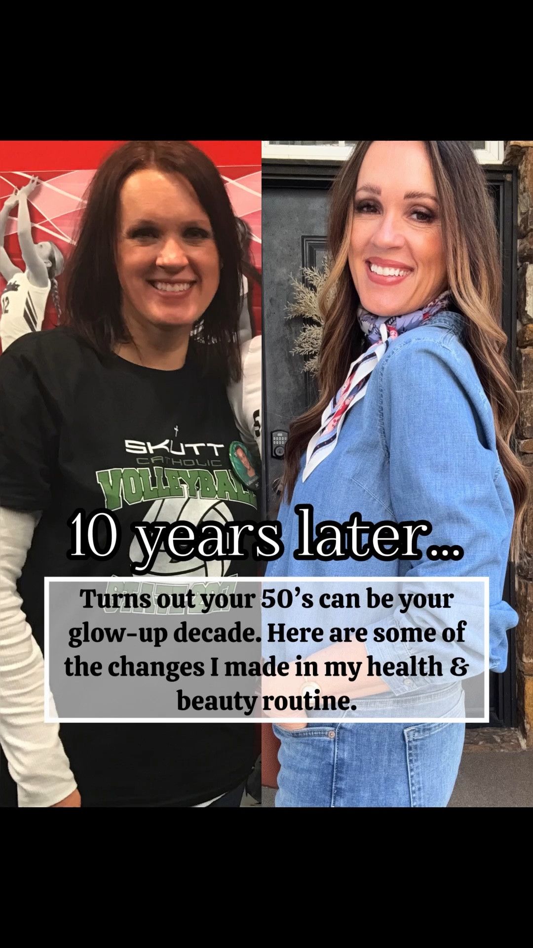 10 years later… and I’m genuinely loving my 50’s.

I want to be transparent because I think women deserve honesty.

Yes, I have hair extensions.
Yes, I get Botox.
That’s the only cosmetic procedure I’ve had done.

Everything else has been learning what works for me now - style, confidence, and taking care of myself in ways I didn’t always prioritize before.

This decade feels pretty good.



#LTKOver40 #LTKdayinmylife #LTKBeauty