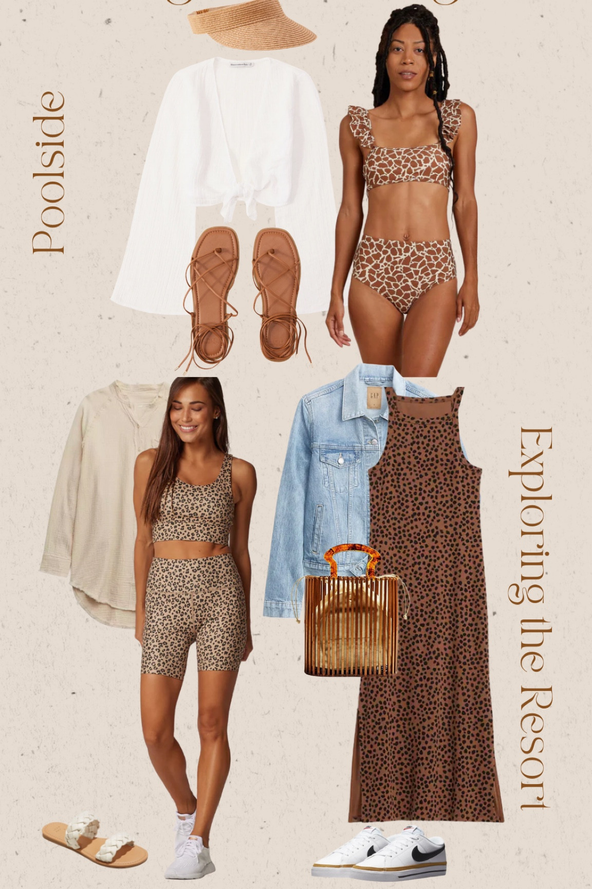What I would wear for a resort day at Walt Disney World’s Animal Kingdom Lodge. 

Breakfast at Boma in a cute animal print dress. Exploring the resort in a cheetah print set. Poolside in a giraffe print bikini. 

Disney Style | Disney Mom | Animal Kingdom 

#disneyworld #animalkingdom #disney #disneystyle #disneymom

#LTKtravel #LTKfamily #LTKunder50