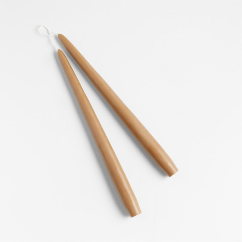 Dipped Bronze Taper Candles, Set of 2 + Reviews | Crate & Barrel | Crate & Barrel