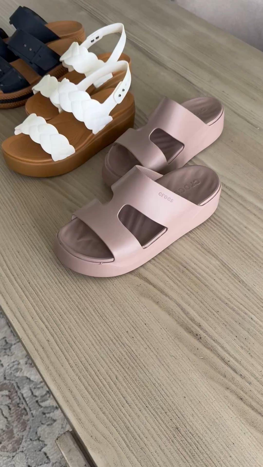 Crocs! But with flair yet still hold the same comfort! Soooo many amazing styles to choose from!! @crocs #giftedbycrocs #crocssandals