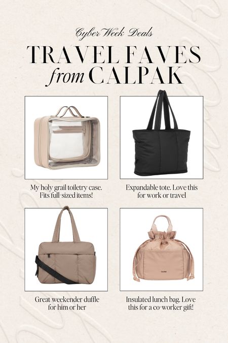 Calpak Black Friday sale on the best travel accessories 

#LTKsalealert #LTKCyberWeek