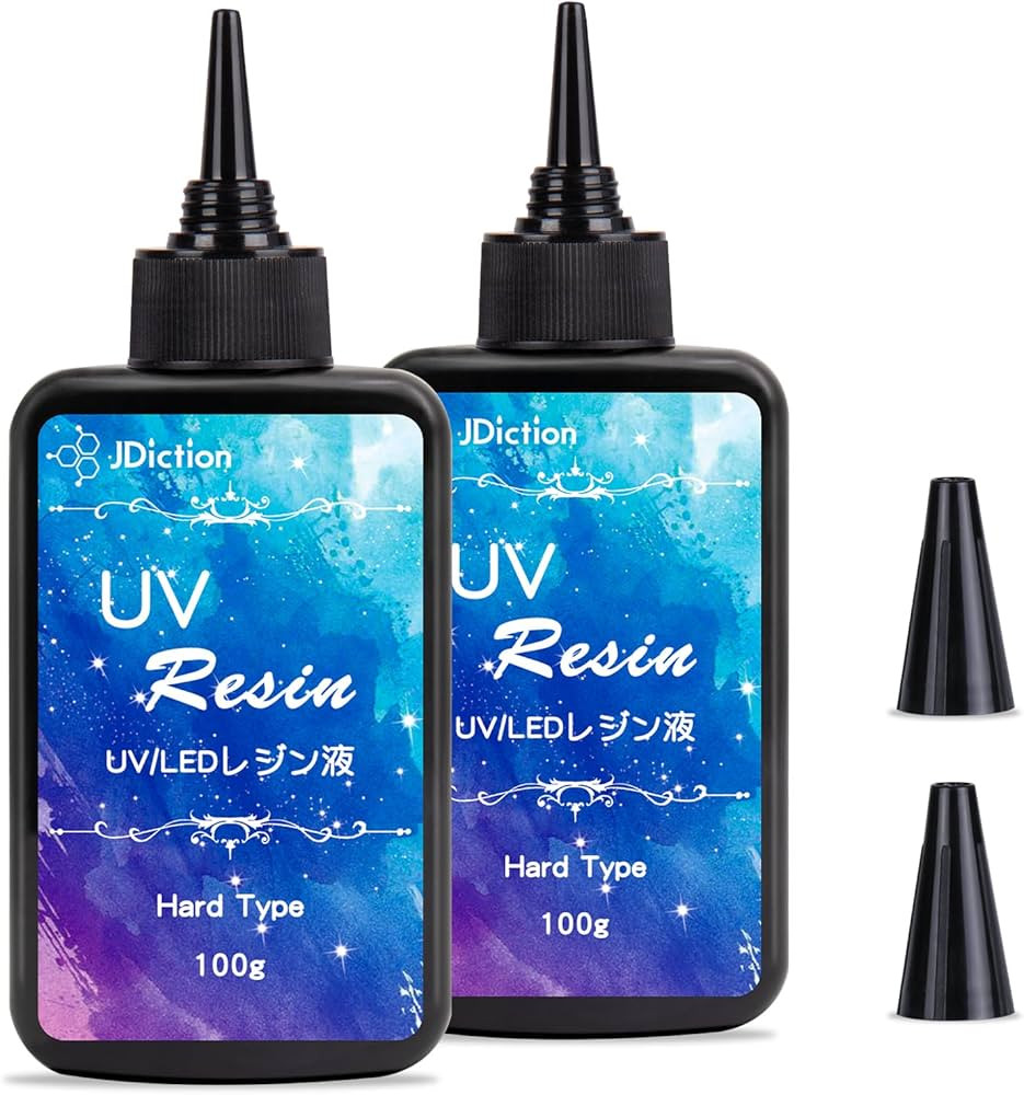 UV Resin, 2 PCS Upgrade Ultraviolet Epoxy Resin Crystal Clear Hard Glue Solar Cure Sunlight Activ... | Amazon (US)