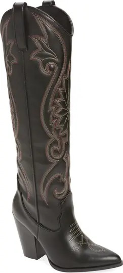 Lasso Knee High Western Boot (Women) | Nordstrom