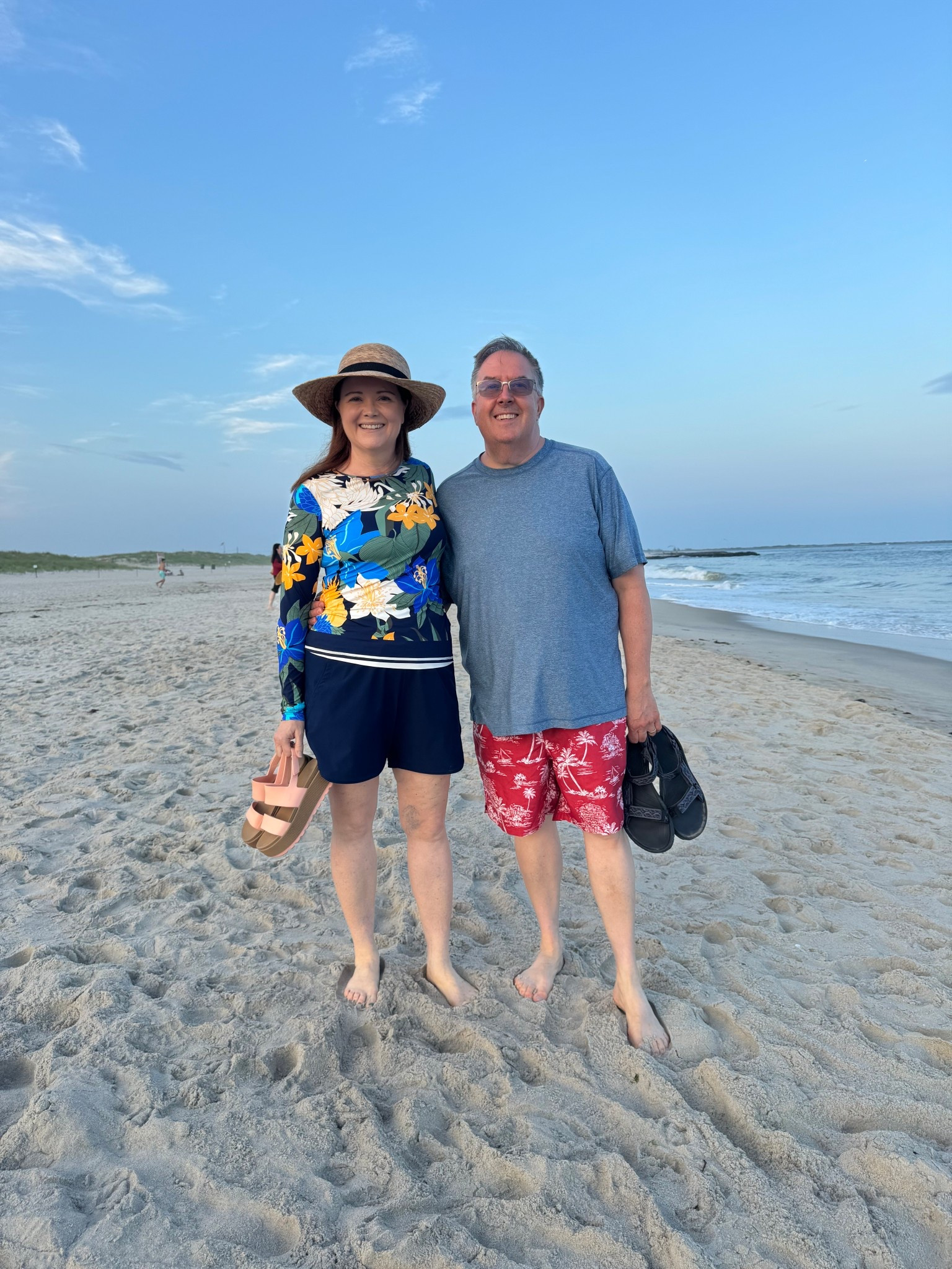 Mom and/or Dad? When was the last time you appeared in a family photo?  Kids-have you ever offered or just snapped a pic of your parents? 

Did you know that someday your kids grow up enough that they can take a pic and you can be in them?  Hang in there parents of babies and toddlers there are some advantages to having teens who are good with technology!  What did you do this weekend?  I’m calling this weekend a success because we made it down to our happy place and got to unwind and relax a bit.  Heading into this week recharged!  Short week that ends in a long holiday weekend-Let’s GOOOOO!  We got this!

PS don’t forget your sun protection.  SPF swim shirt and shorts from @landsend and run pretty true to size.  Those work perfectly for parents trekking all over beaches, water parks, pools or sprinkler parks with kids.  My favorite sun hat from @tulahats link in bio for my discount code to order!  And the best water shoes that are awesome for walking and also cute are from @reef those I’d order down a held size if you have a half size shoe size. 

#LTKMidsize #LTKSwim #LTKSeasonal