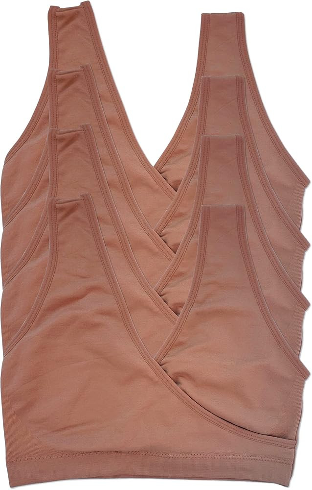 Caramel Cantina 4 Pack Nursing Maternity Women’s Sleep Comfort Bralette Bra | Amazon (US)