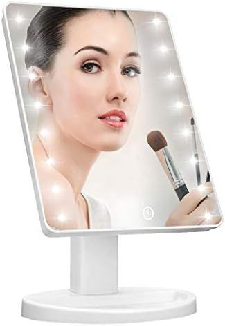 Lighted Vanity Makeup Mirror with 16 Led Lights 180 Degree Free Rotation Touch Screen Adjusted Br... | Amazon (US)