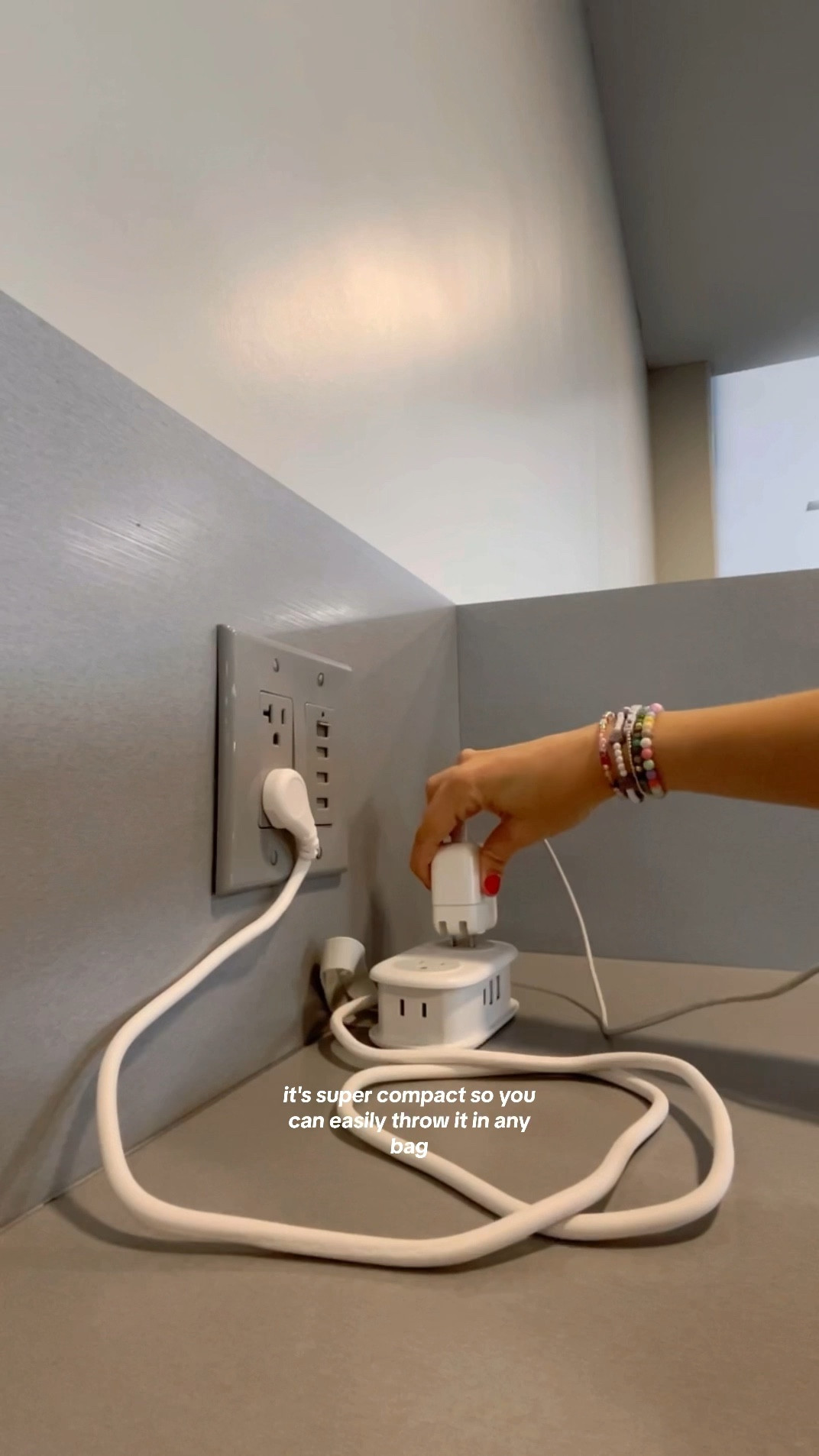 travel power strip, travel and home essential, compact charger for phone, laptop, devices, amazon find

#LTKVideo #LTKtravel #LTKhome