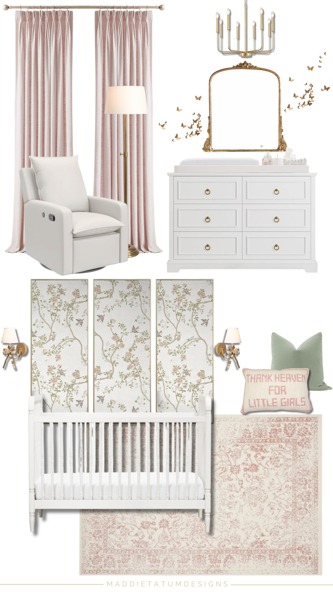baby girl nursery 