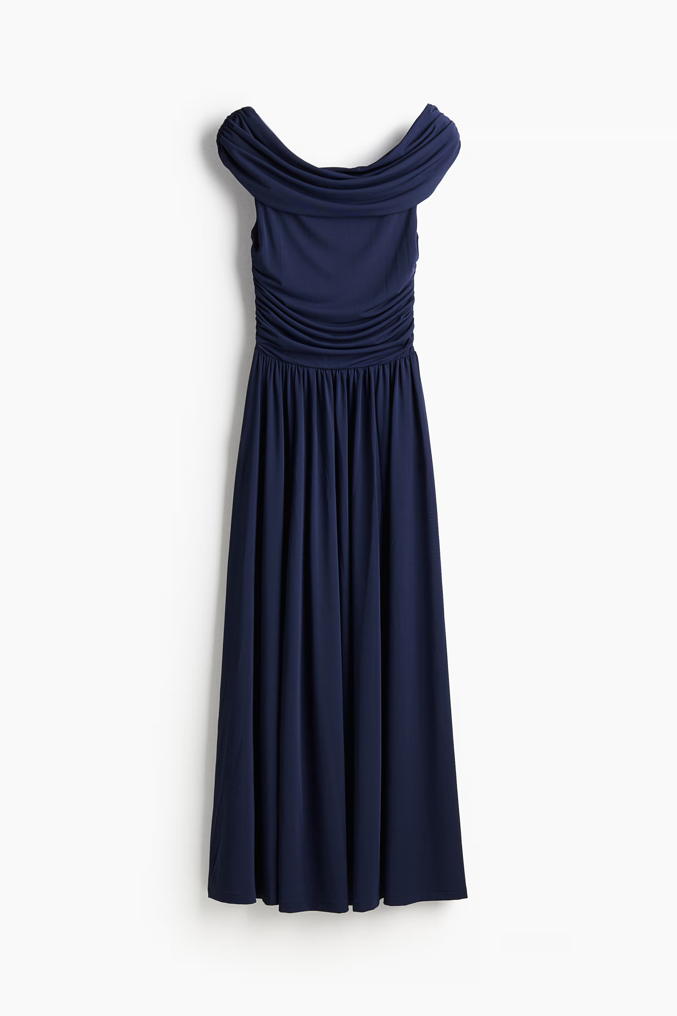 Draped off-the-shoulder dress | H&M (UK, MY, IN, SG, PH, TW, HK)