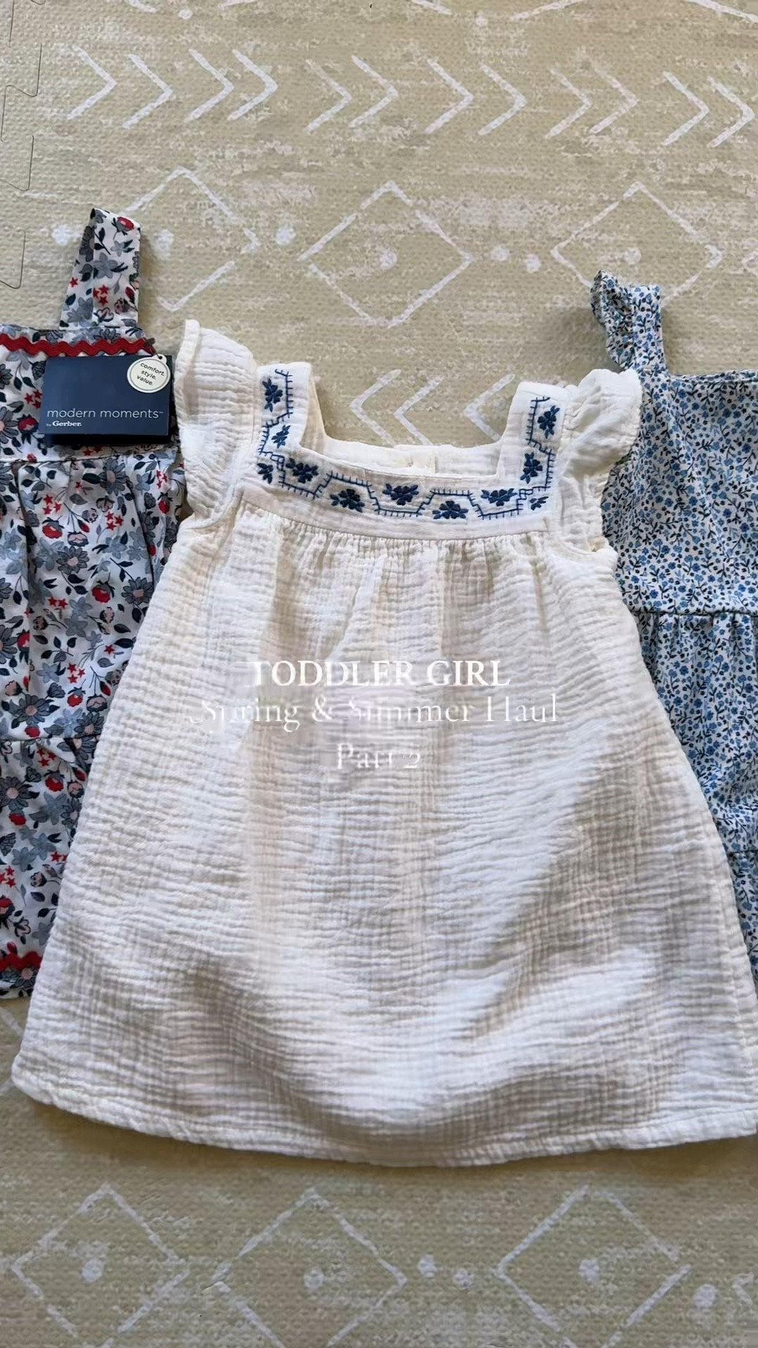Shades of Blue Toddler Girl Spring & Summer Clothing Haul 

These blues are the absolute sweetest for littles this spring and summer 🤍🫶🏼🛥️🩵

Everything is affordable, soft, and perfect for warm weather! This is a budget-friendly toddler wardrobe update you don’t want to miss.

✔️ Toddler sundresses
✔️ 2-piece toddler sets (shorts + tops!)
✔️ Everyday daycare-friendly outfits

toddler girl outfits, toddler girl clothes, toddler summer outfits, toddler girl fashion, toddler girl style, toddler dress, toddler matching sets, toddler girl summer clothes, toddler girl spring outfits, Walmart toddler girl clothes, Target toddler girl clothes, Modern Moments by Gerber, Carter’s, Cat & Jack toddler girl clothes, h & m toddler girl clothes 

#LTKBaby #LTKKids #LTKSeasonal