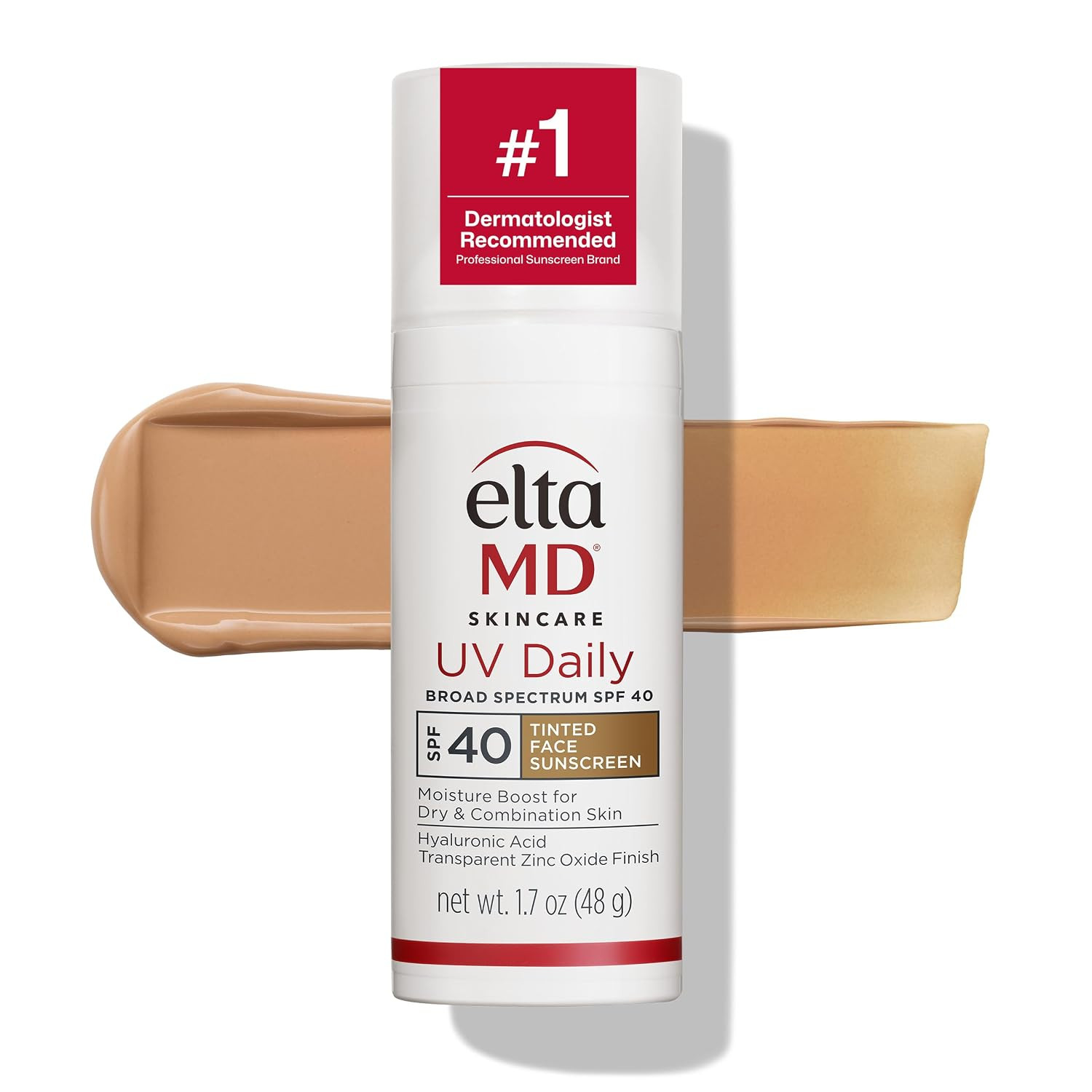 EltaMD UV Daily Moisturizer with SPF Tinted Face Sunscreen with Hyaluronic Acid, Broad Spectrum S... | Amazon (US)