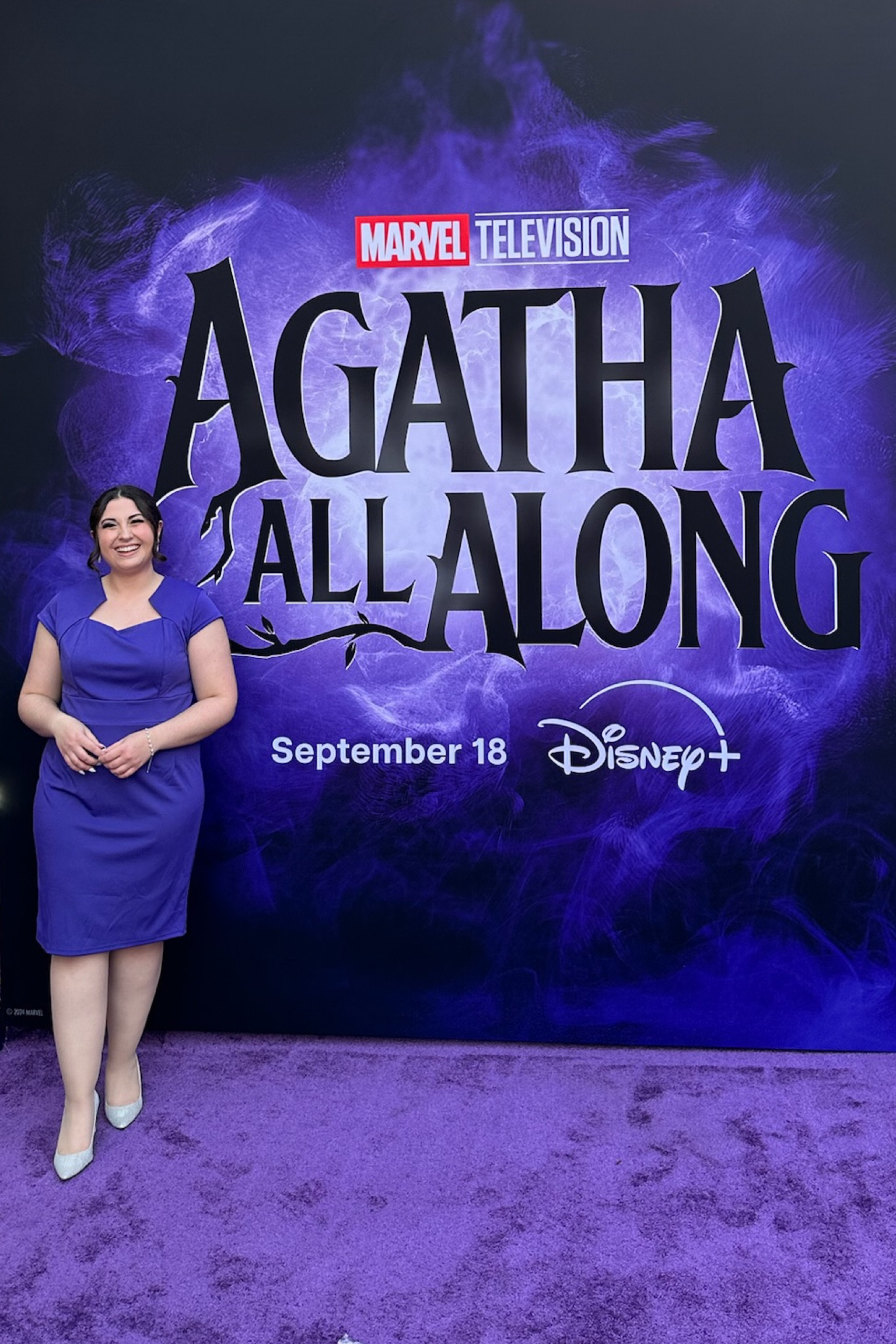 We’re so back, witches! 💜✨ Here is my look for the premiere of Agatha All Along this week! Thank you so much Disney, Marvel, Marvel Studios and the lovely Crescentshay for letting me tag along as her plus one! :)

#LTKBeauty #LTKFindsUnder100 #LTKStyleTip