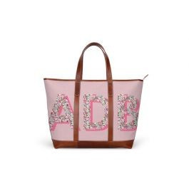 St. Charles Zippered Yacht Tote - Patterned Monogram | Barrington Gifts