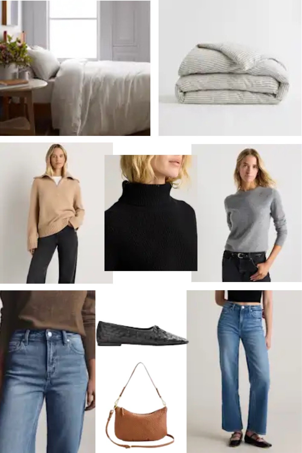 Quince is now available in Canada! If you’ve never heard of them, they are worth checking out, a “direct to consumer” model (meaning no storefronts) featuring quality materials at a more affordable price point! I’ve purchased the $70 cashmere sweater, and two pairs of jeans so far and have been really impressed… have more items on my list, including a gorgeous linen duvet cover! 

#LTKjeans #LTKhome #LTKcanada