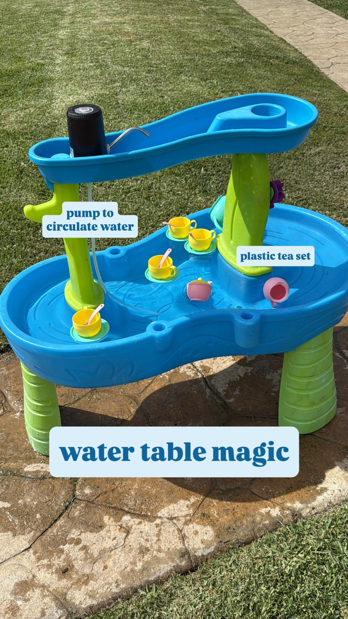 ✨ water table magic ✨
this was one of those random hacks that turned into hours of quiet(ish) backyard play. we popped a mini water pump into the splash table and turned it into a circulating tea party. i can’t explain why this kept them so happy, but it did. bonus: it’s actually cute to look at and doesn’t involve slime.

linked the exact water table, the little plastic tea set, and the MVP water pump that made the whole thing feel like backyard Disneyland.

—

step2 splash pond water table, backyard water play for toddlers, summer toddler activities, amazon water table hack, outdoor play tea set, best toys for 2 year olds summer, backyard toys that actually get played with, water table circulation pump, electric water pump for 5 gallon jug, toddler summer must haves, play ideas for hot days, water table ideas with tea set, screen-free backyard play, easy summer activity for kids

#LTKKids #LTKSummerEdit #LTKHome