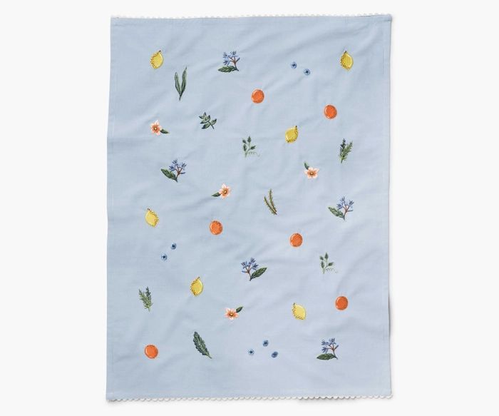 Fruit Stand Embroidered Tea Towel | Rifle Paper Co. | Rifle Paper Co.