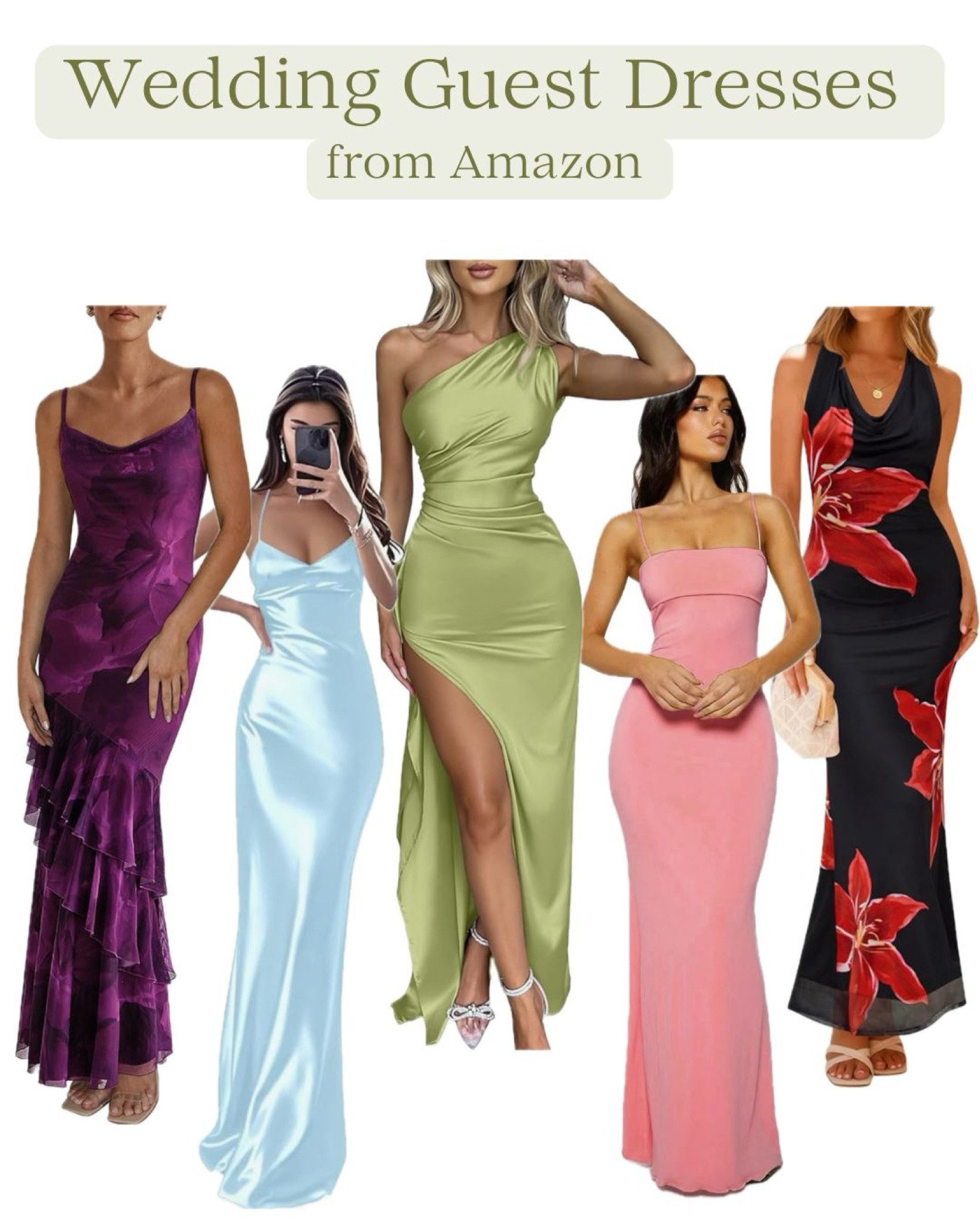 Summer wedding guest dresses from Amazon #weddingguestdress #summerfashion 

#LTKstyletip #LTKSeasonal #LTKwedding