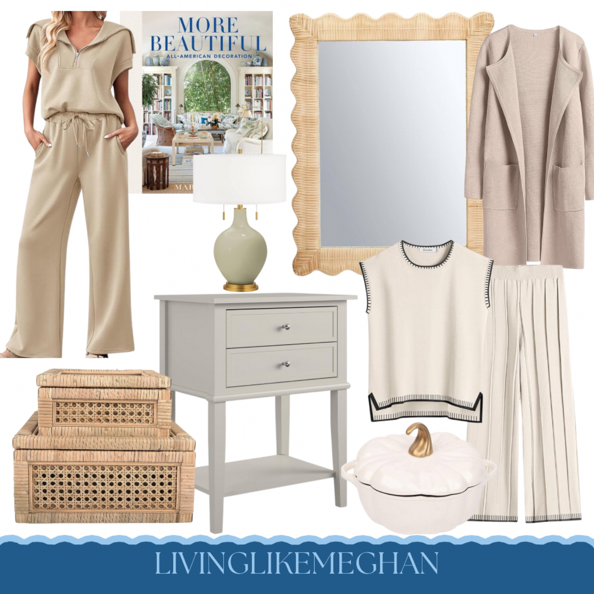 Amazon Weekly finds - neutrals





Neutral home decor, rattan mirror, rattan storage, beige matching set, tan cardigan, side table, nightstand, book, lamps, pumpkin, fall essentials, matching set, cozy set

#LTKHome #LTKFindsUnder100 #LTKStyleTip