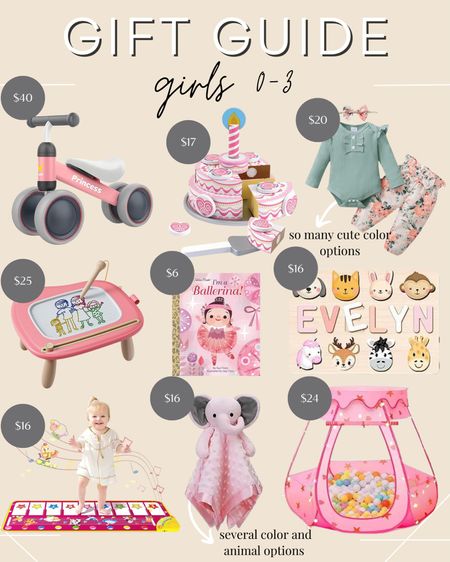 Gift Guides: For Girls 0-3

#LTKHoliday #LTKGiftGuide #LTKkids