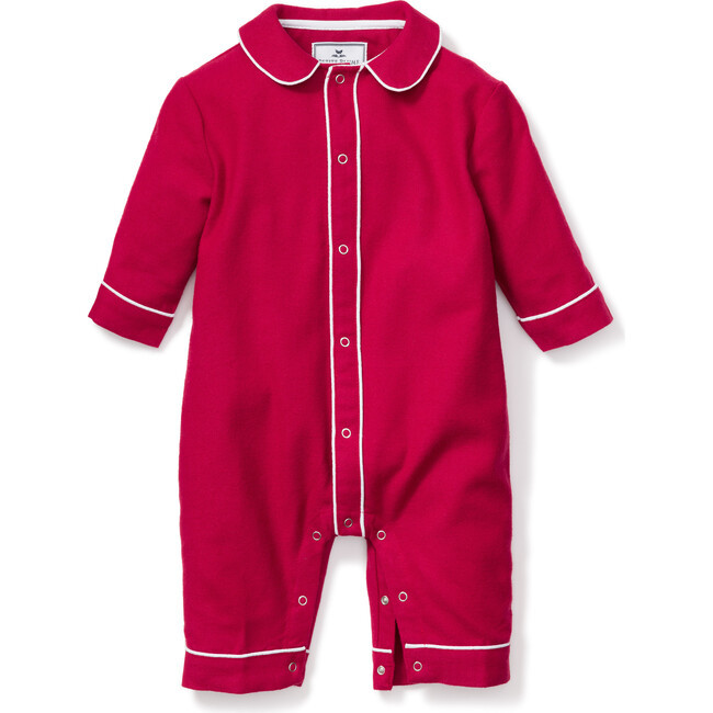 Cambridge Romper, Red Flannel | Maisonette