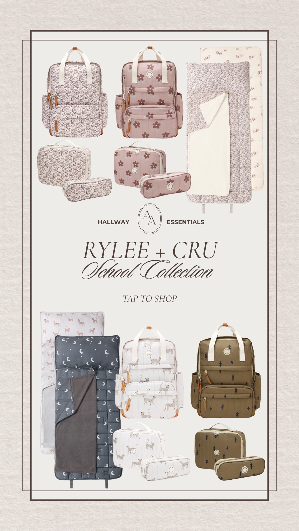 Rylee + Cru just launched their back to school collection, and it’s adorable! Shop matching backpacks, lunch boxes & pencil pouches for your little one’s school year. They also have nap mats that are perfect for school naps! 

*For every backpack purchased, they are also donating one to a child in need through a partnership with Baby2Baby. 🤍

#LTKKids #LTKBaby #LTKSeasonal