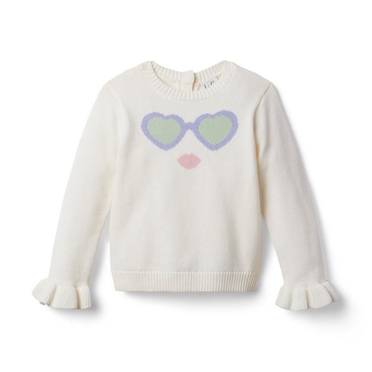 Heart Sunnies Sweater | Janie and Jack