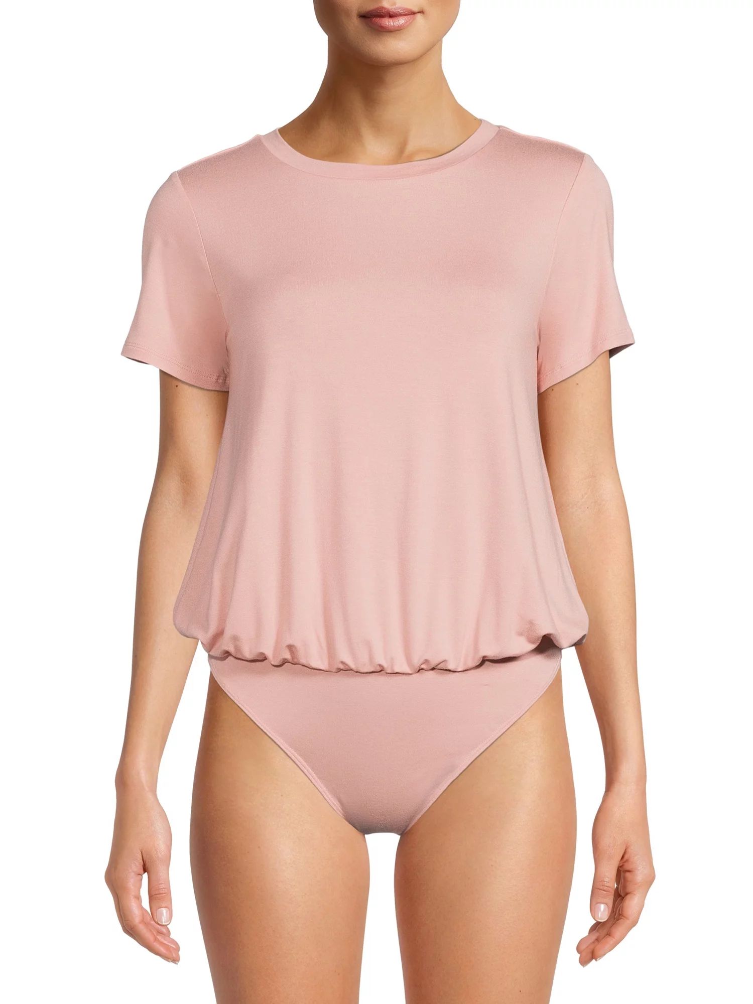 Time and Tru Women's T-Shirt Bodysuit - Walmart.com | Walmart (US)