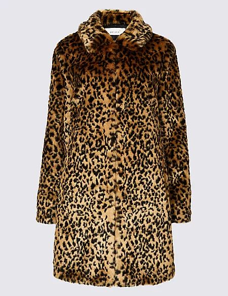 Animal Print Faux Fur Coat | Marks & Spencer (UK)
