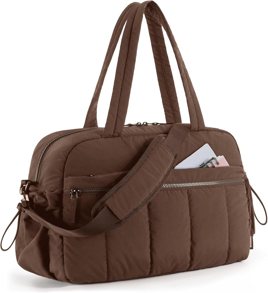 BAGSMART Gym Bag for Women, Duffle Bag for Travel with Wet Pocket, Lightweight Carry on Weekender... | Amazon (US)