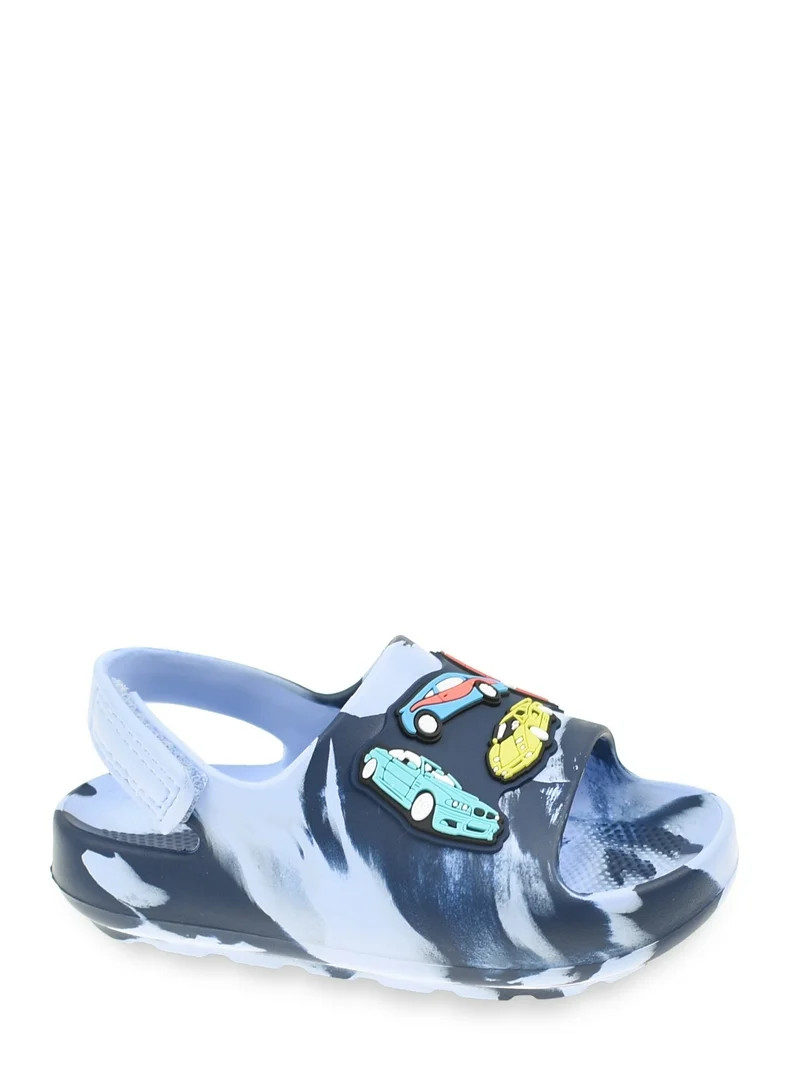 Wonder Nation Toddler Boys Car Icon Slide Sandals | Walmart (US)