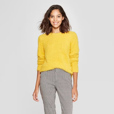 Women's Crewneck Eyelash Pullover Sweater - A New Day™ | Target