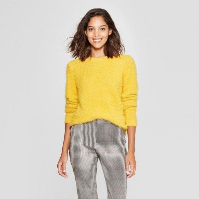 Women's Crewneck Eyelash Pullover Sweater - A New Day™ | Target
