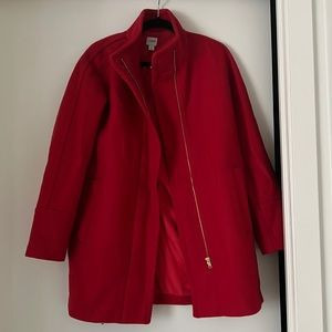 J Crew Factory Jacket Red NWT | Poshmark