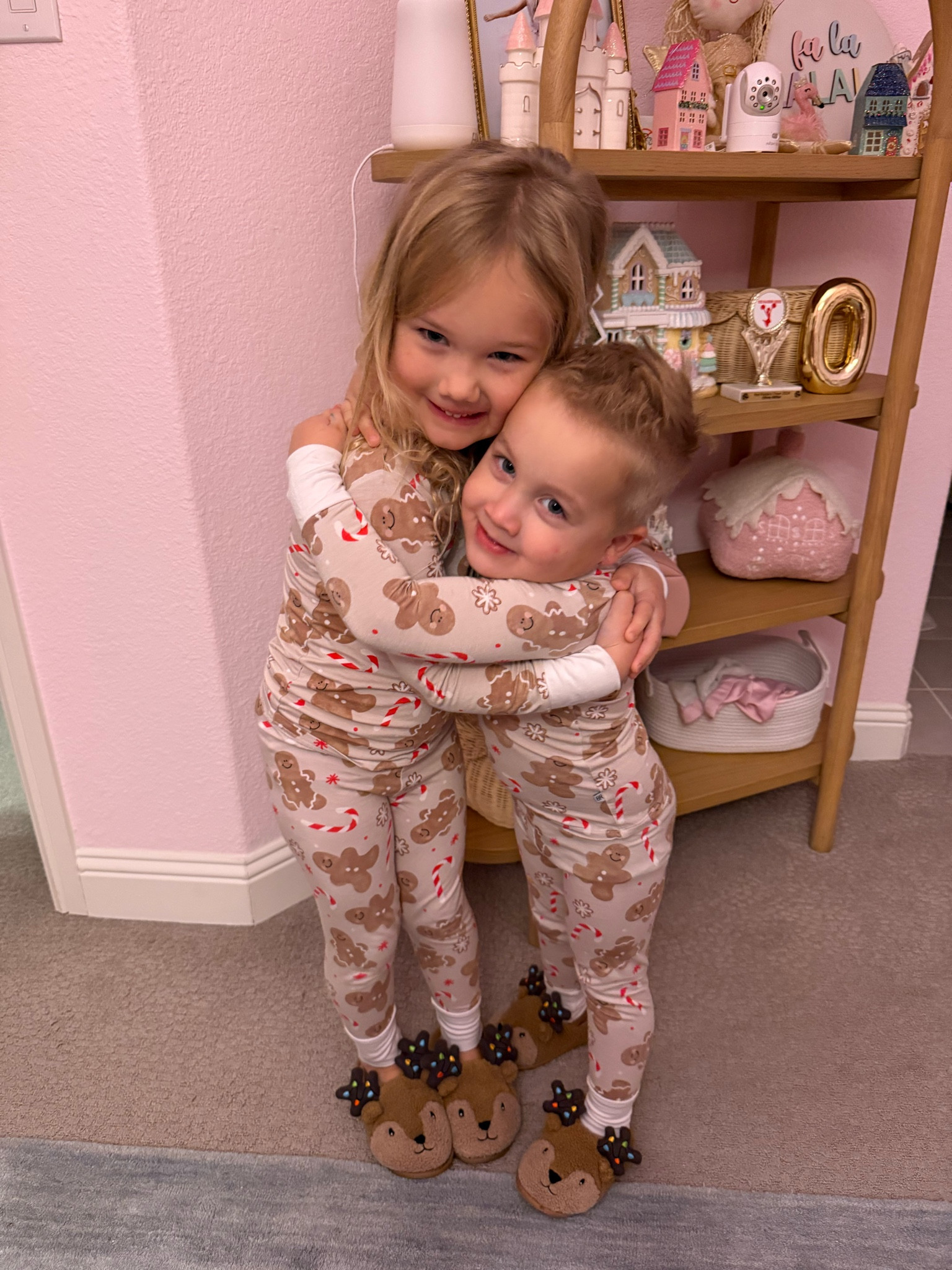 Kids matching christmas pajamas and slippers! My kids are in size 6 and 4T!

Kids clothes, pajamas, christmas pajamas 

#LTKHoliday #LTKSeasonal #LTKKids