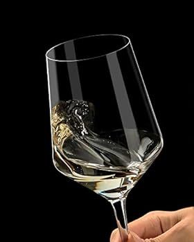 Red Wine Glasses Set of 4- Premium Crystal Wine Glasses Hand Blown-15 oz,Thin Rim,Long Stem,Perfe... | Amazon (US)
