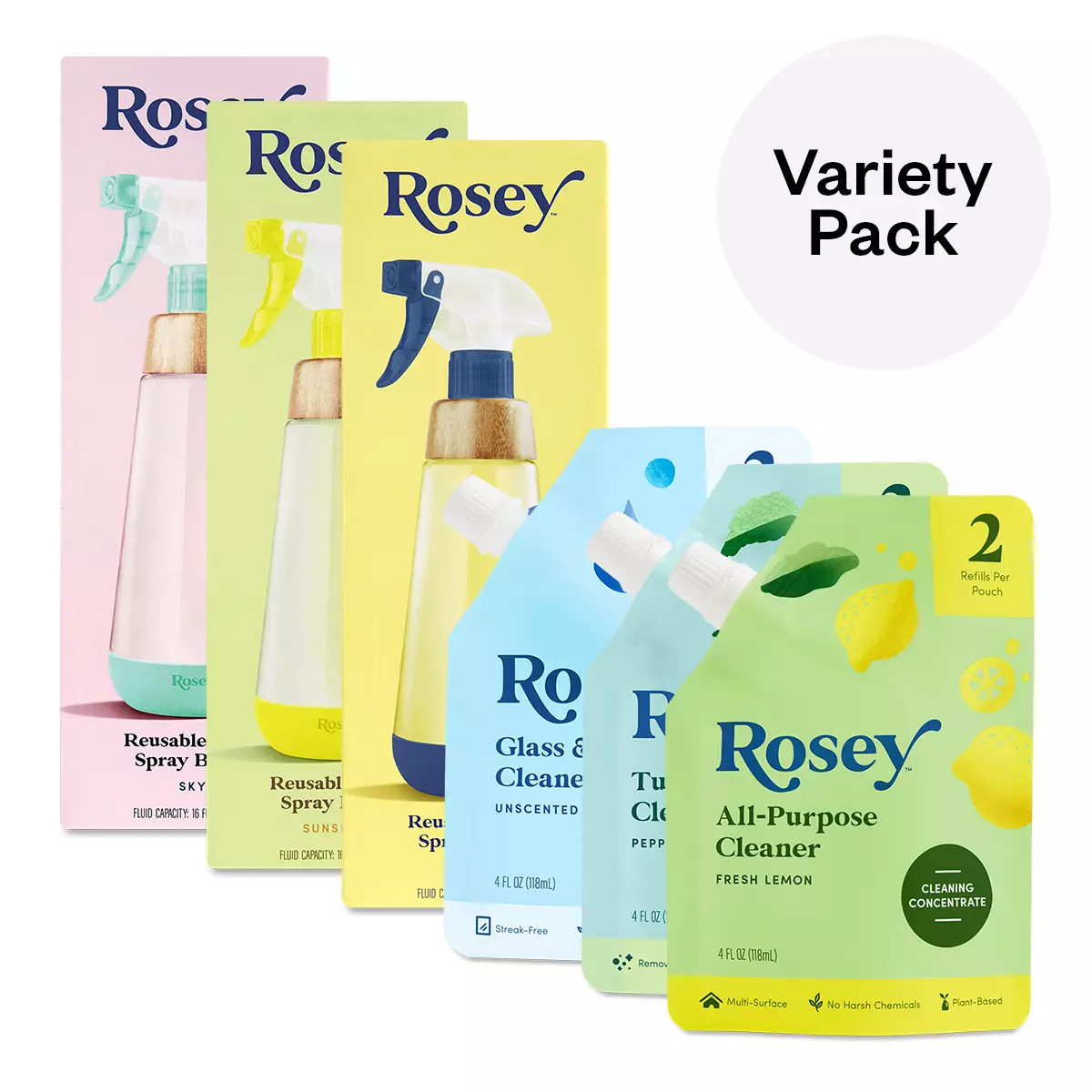 Cleaner Concentrates & Reusable Spray Bottles Bundle | Thrive Market