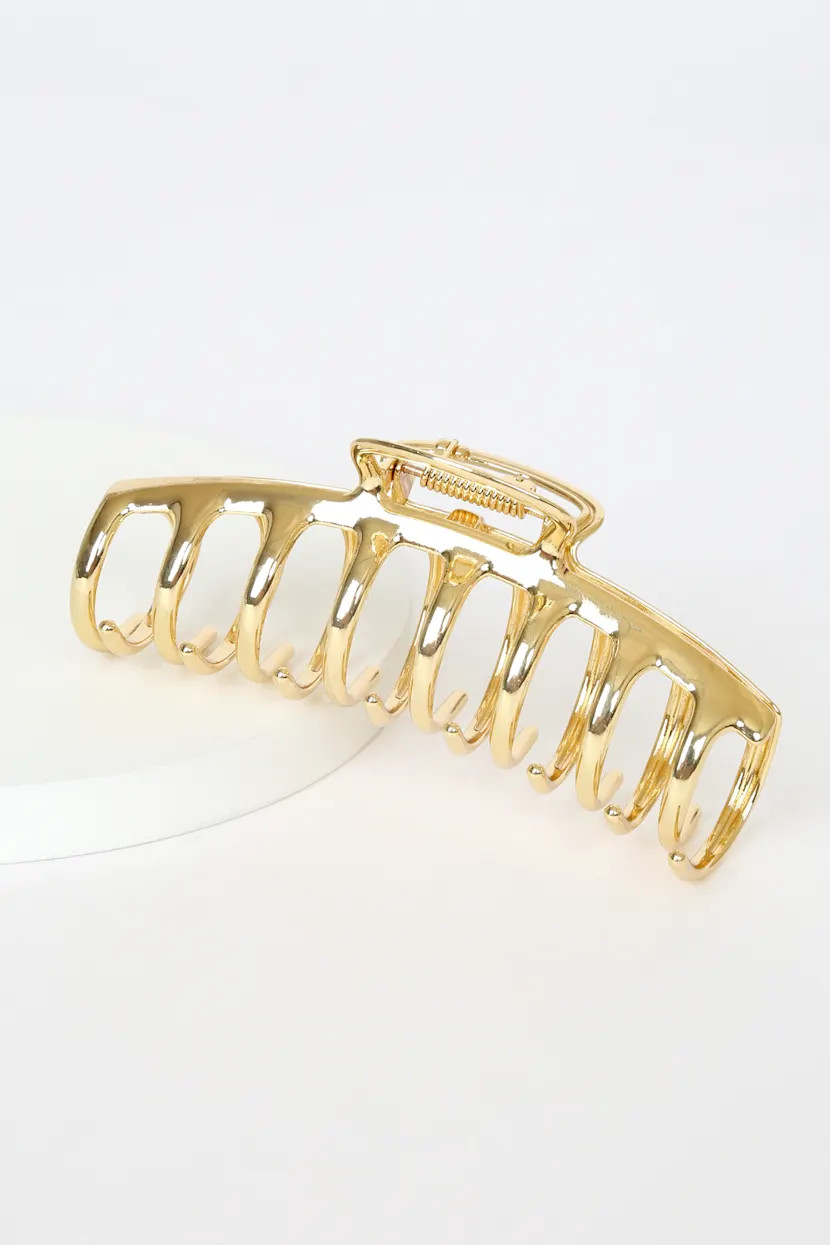 Modern Girl Gold Claw Hair Clip | Lulus (US)