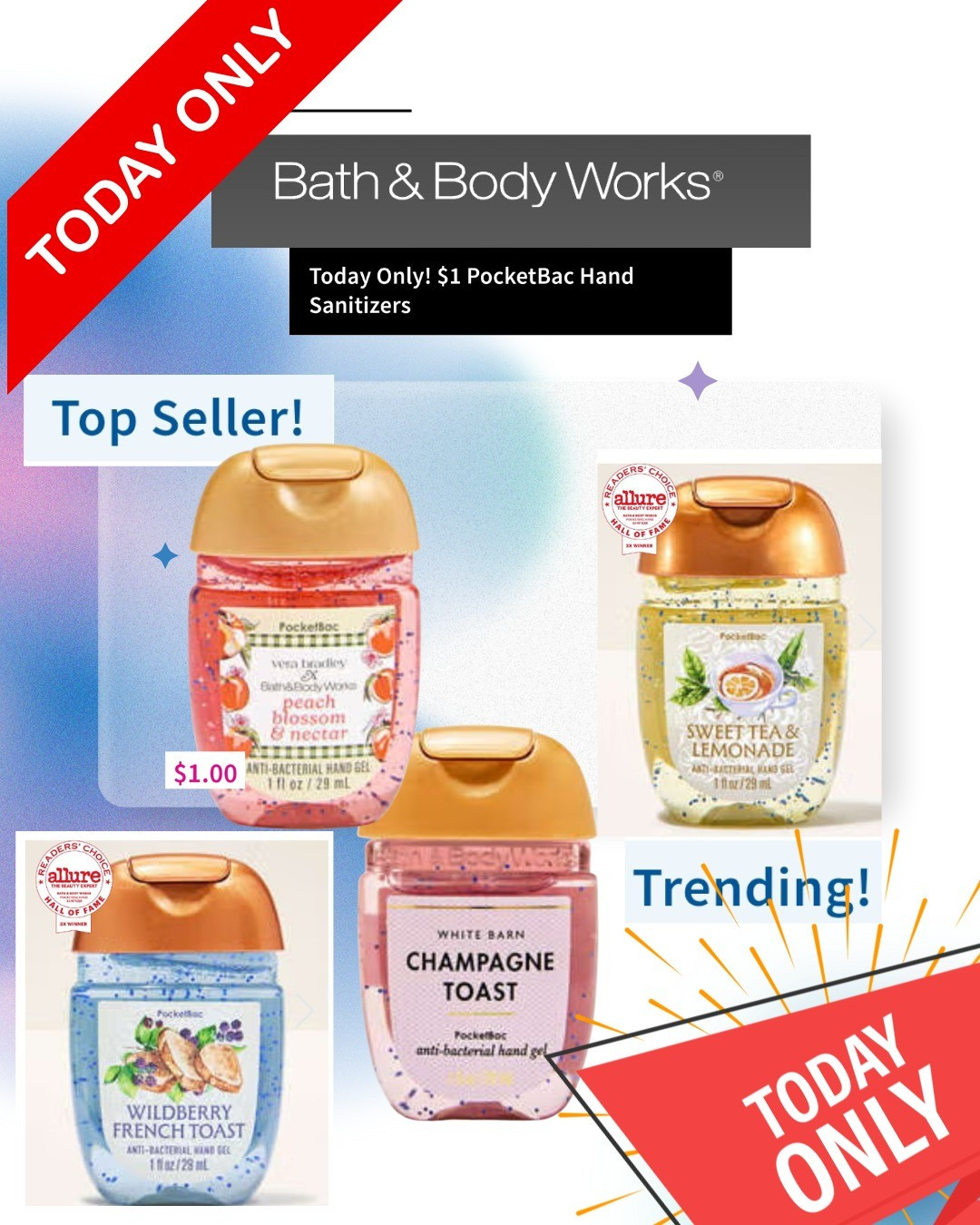 RUN don’t walk 🏃‍♀️Bath & Body Works has $1 items TODAY ONLY 🤯#LTKDeals #BathAndBodyWorks #FlashSale #LTKFinds #MomLife #SaleAlert

#LTKSaleAlert #LTKHome #LTKmomlife