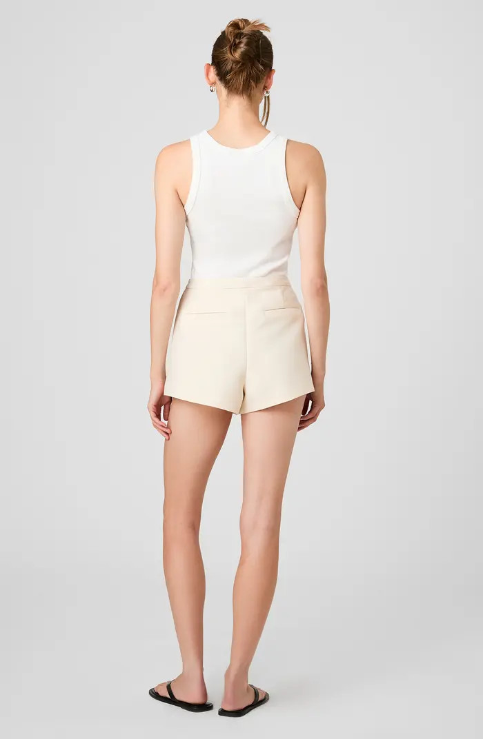 Structured Taffeta Relaxed Fit Shorts | Nordstrom