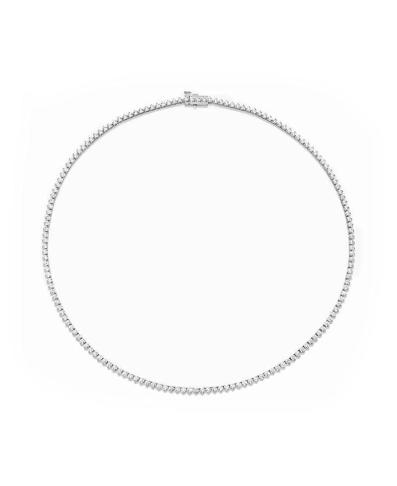 Vrai Tennis Necklace, Petite in 14K Gold, 6.40 ctw Round Brilliant Lab Created Diamonds, 16 | Bloomingdale's (US)