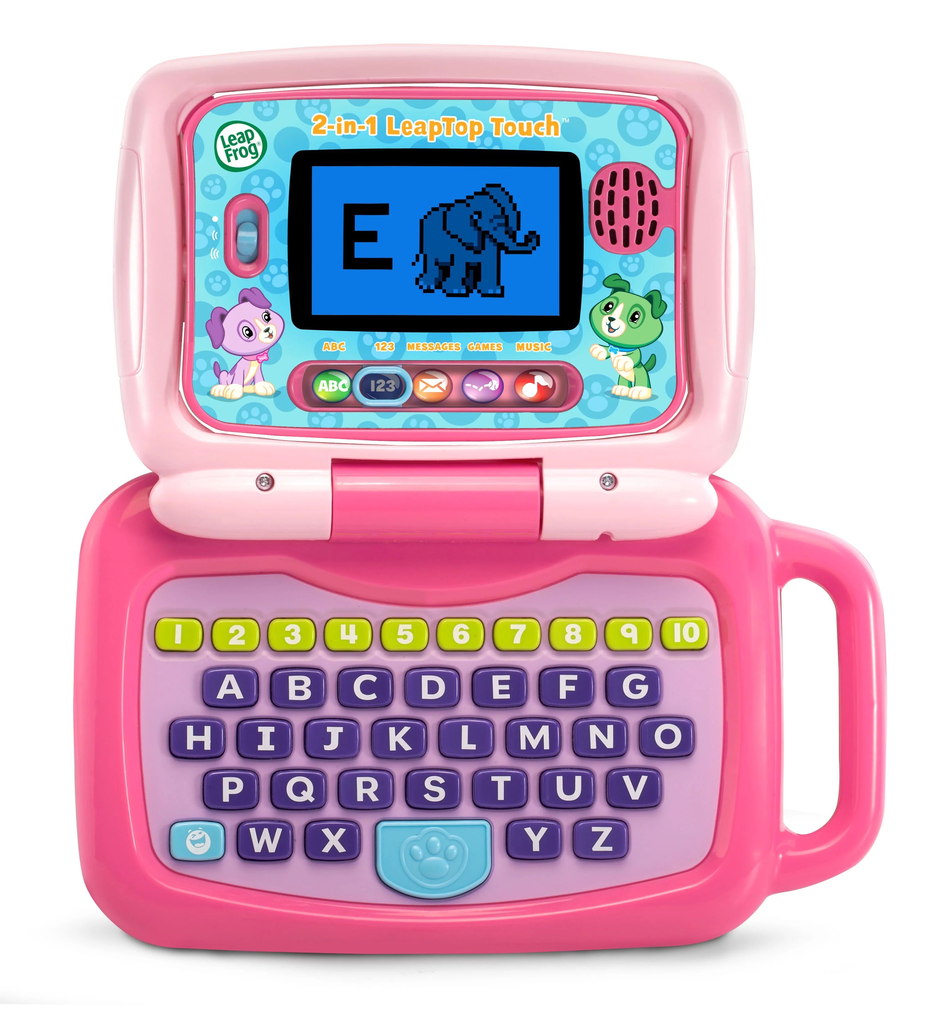 LeapFrog 2 in 1 LeapTop Touch, Cute Pretend Laptop for Toddlers | Walmart (US)