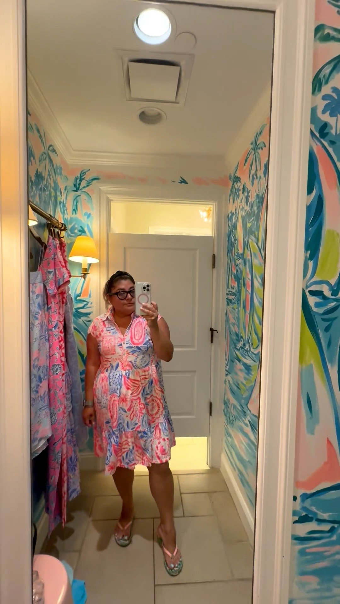 Size down on the Arley dress. Tried on medium and still have a lovely flow to it. I love how this dress can be casual or wear to the office  

#LTKWorkwear #LTKMidsize #LTKOver40